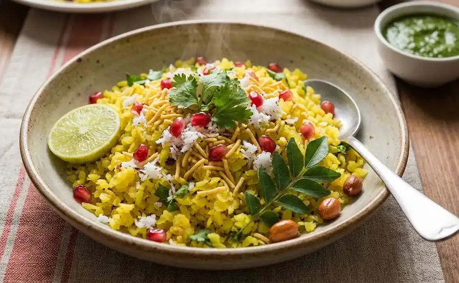 Vegan Poha – Easy Indian Breakfast